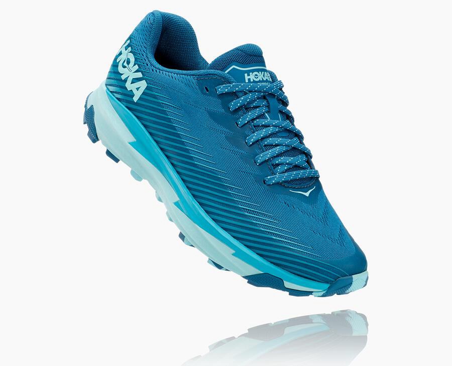 Hoka Australia One One Torrent 2 - Womens Trail Shoes Blue - NZPAI-1206